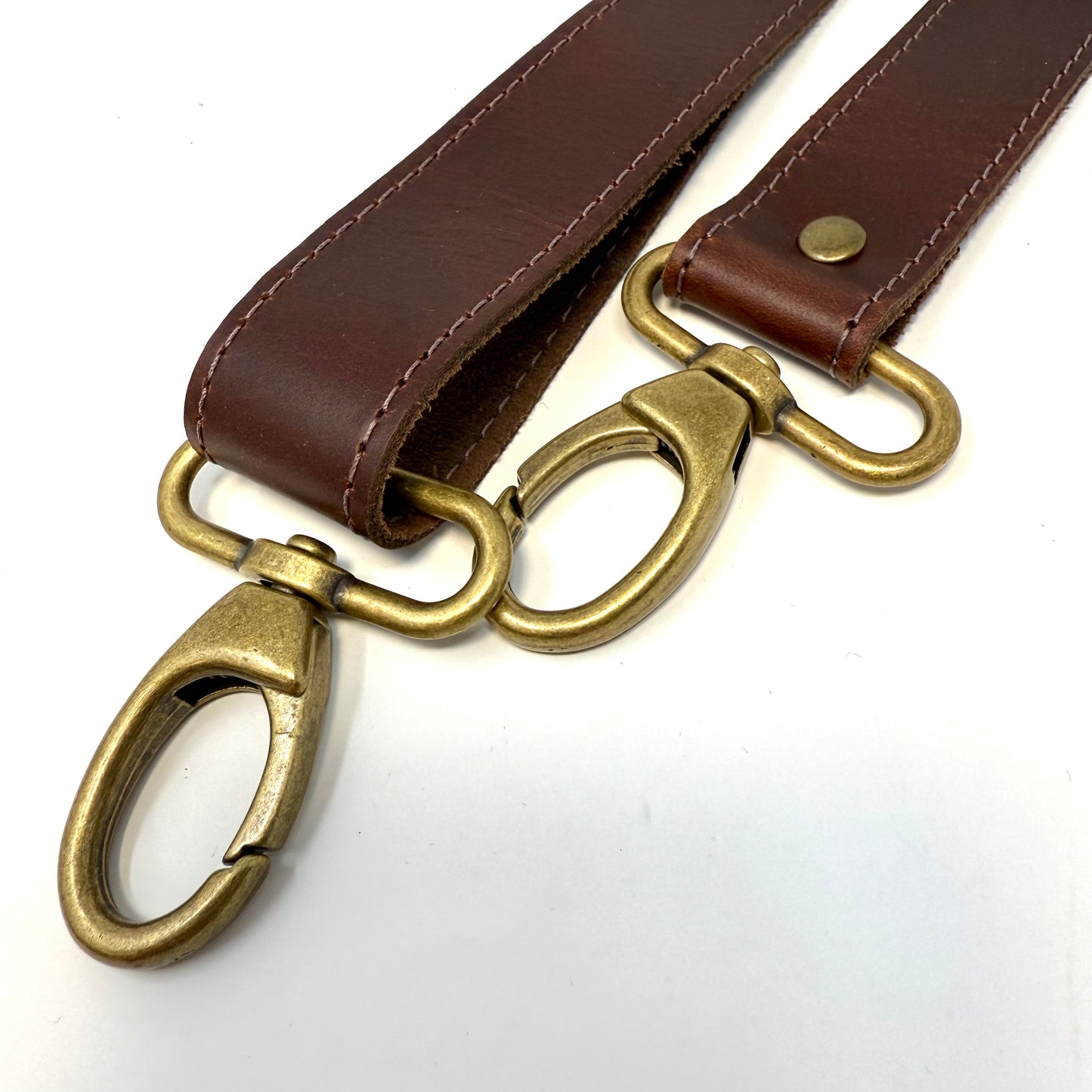 Fullgrain Leather Adjustable Crossbody Strap