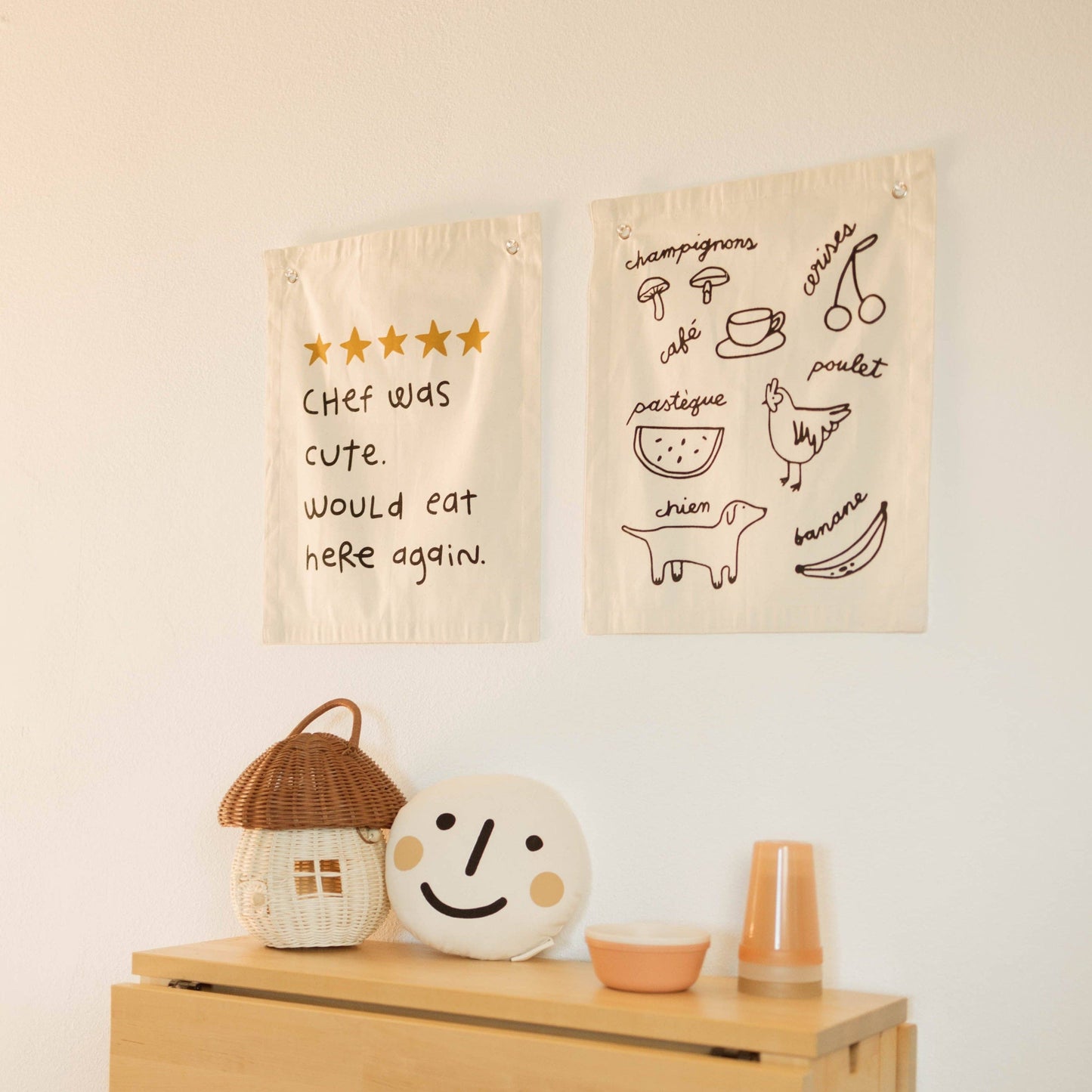 5 Star Review Canvas Wall Banner