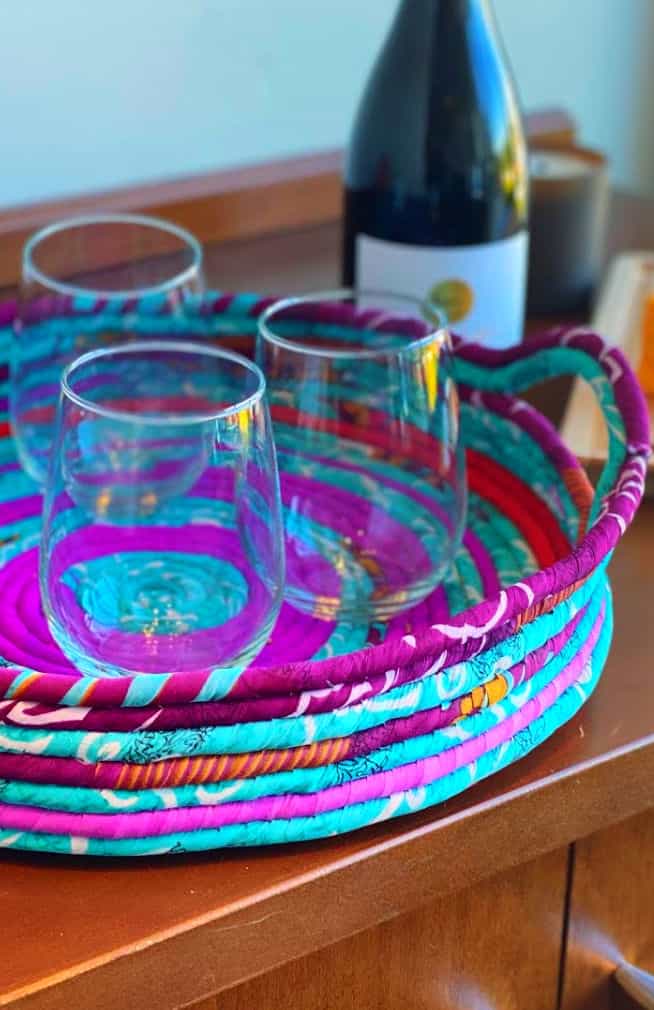 Silk Coiled Tray