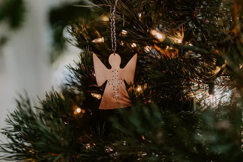 Copper Angel Ornament