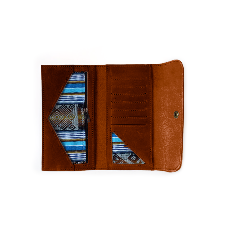 Leather Wallet in Cognac