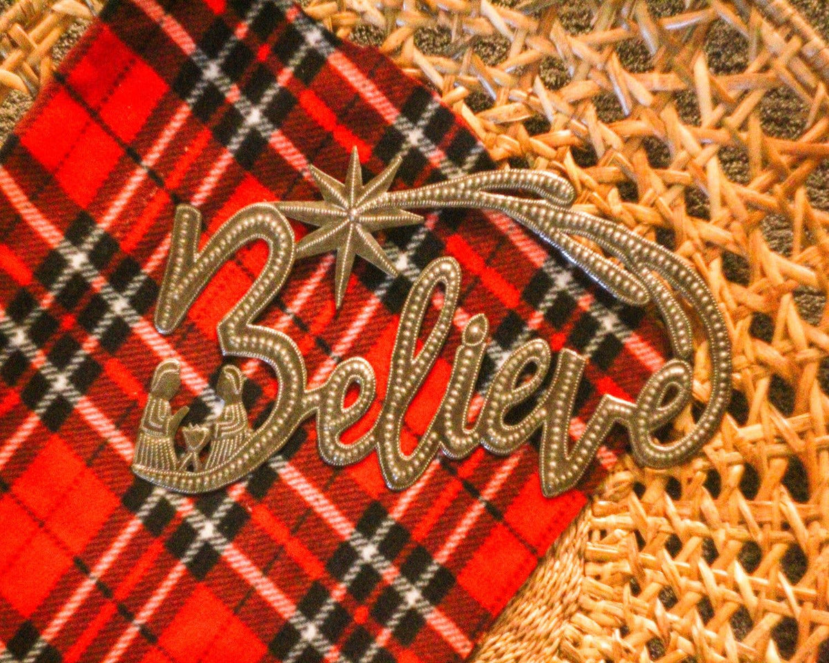 Believe Metal Art