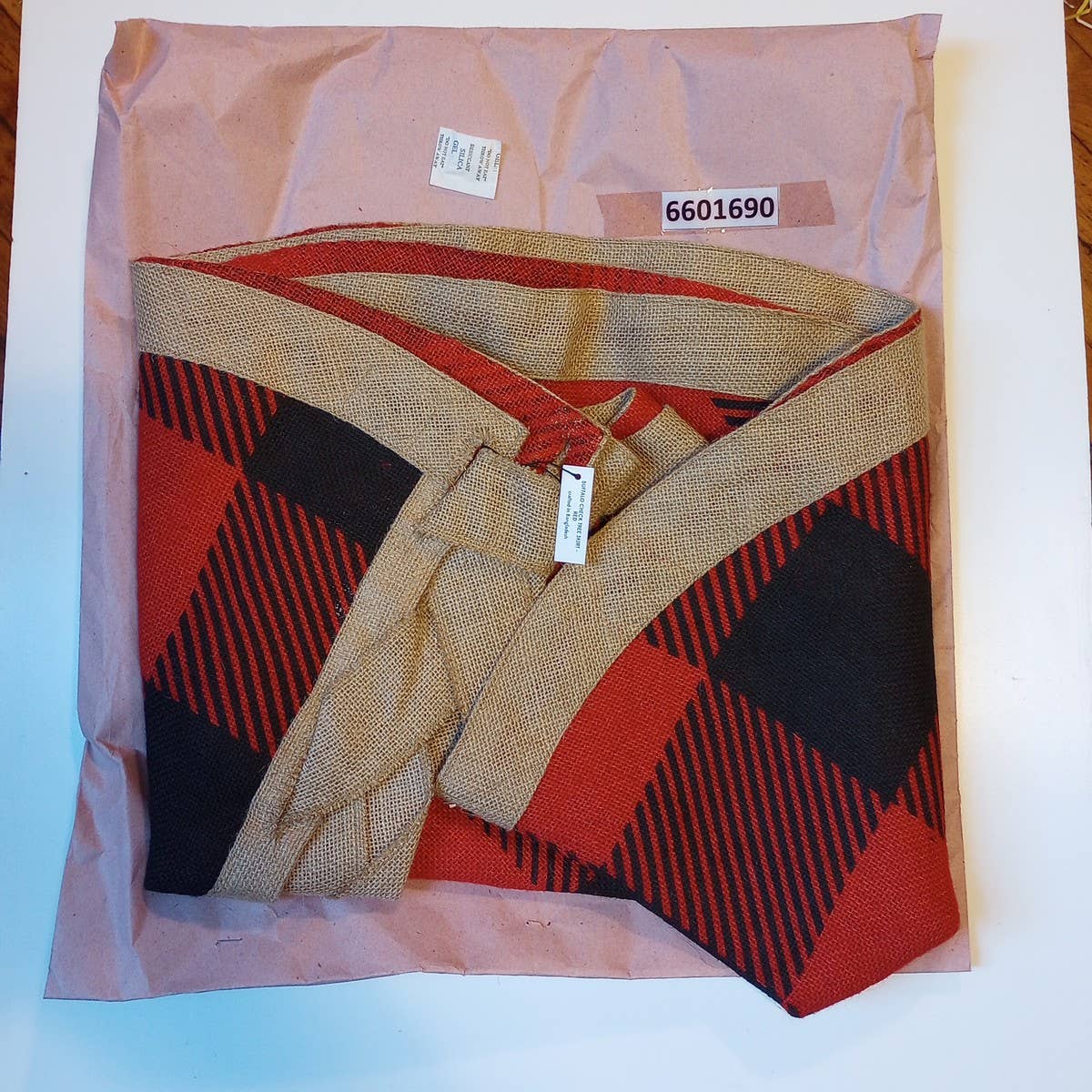 Buffalo Check Tree Skirt