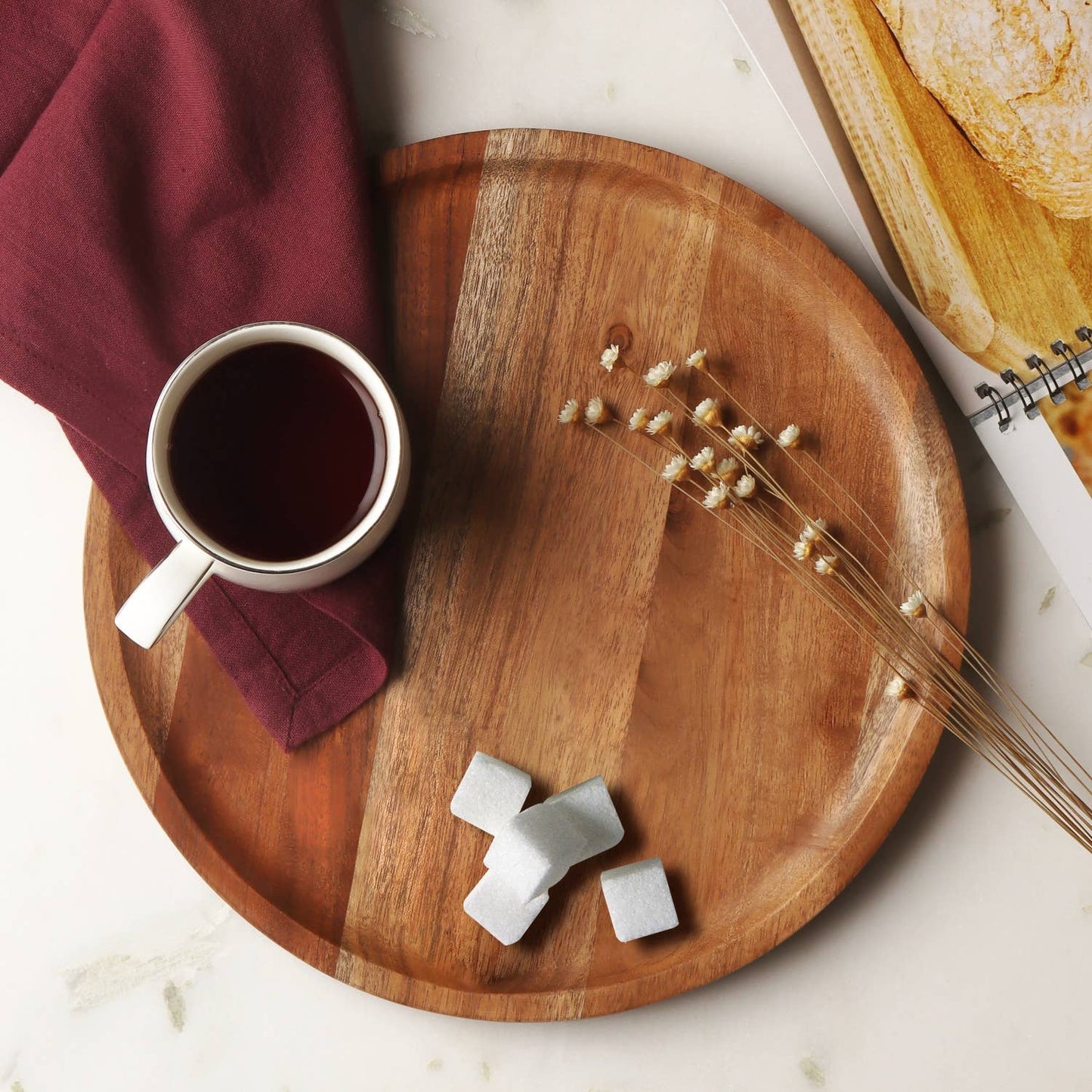Wooden Round Tray