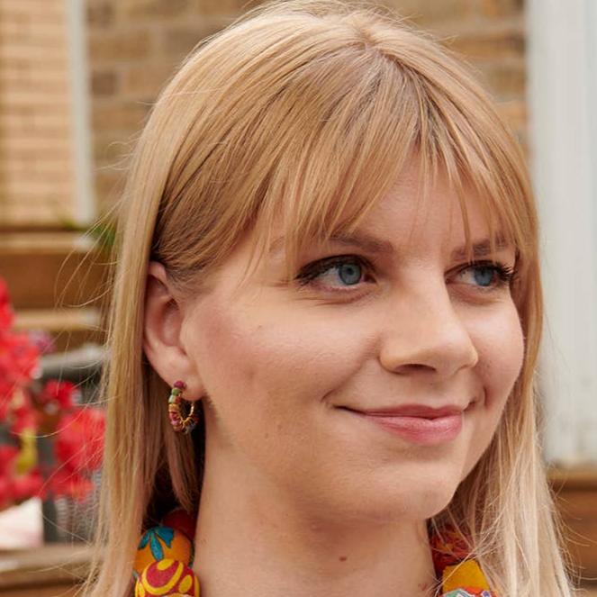 Saree Bead Mini Hoops