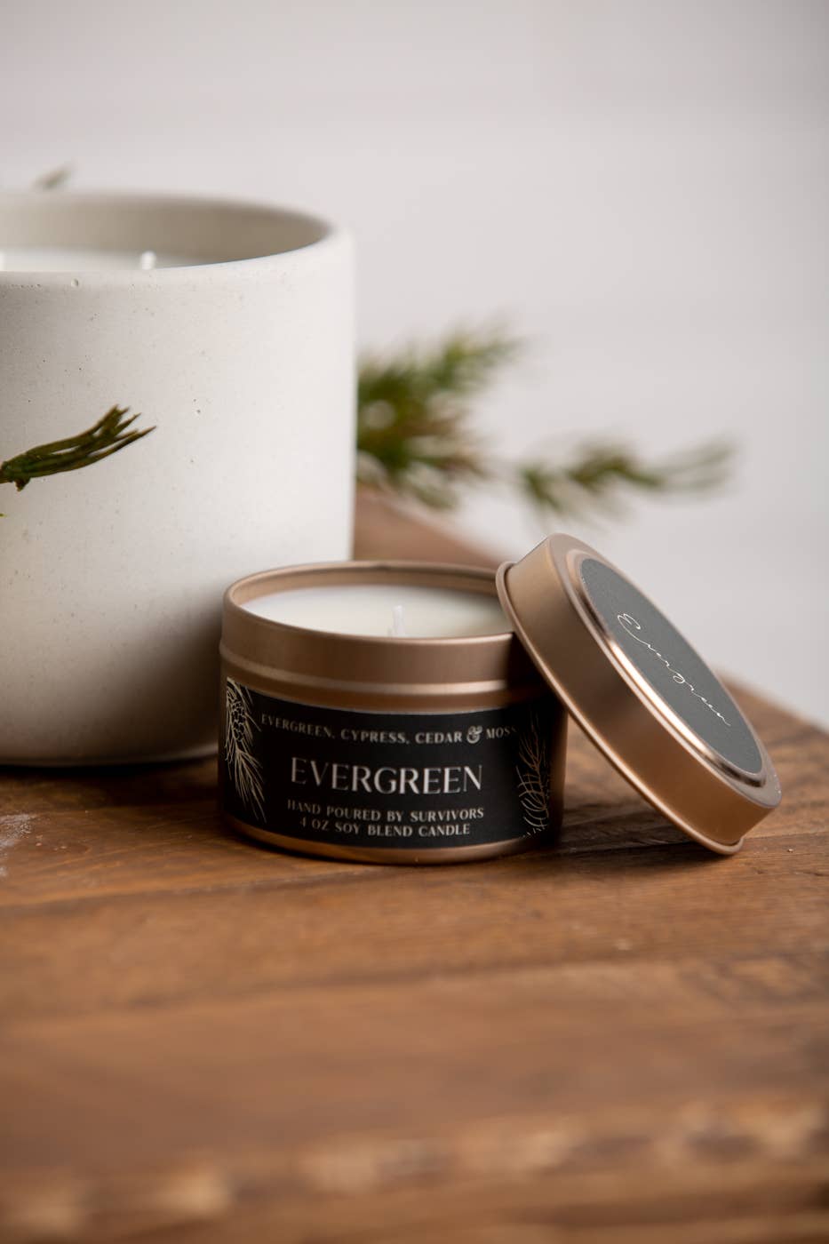 Evergreen 4 oz Candle