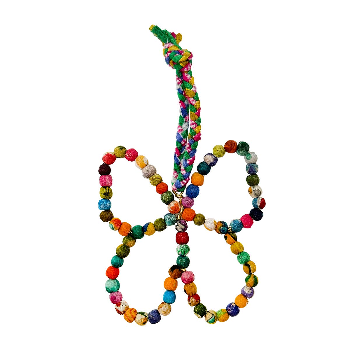 Kantha Butterfly Sari Ornament