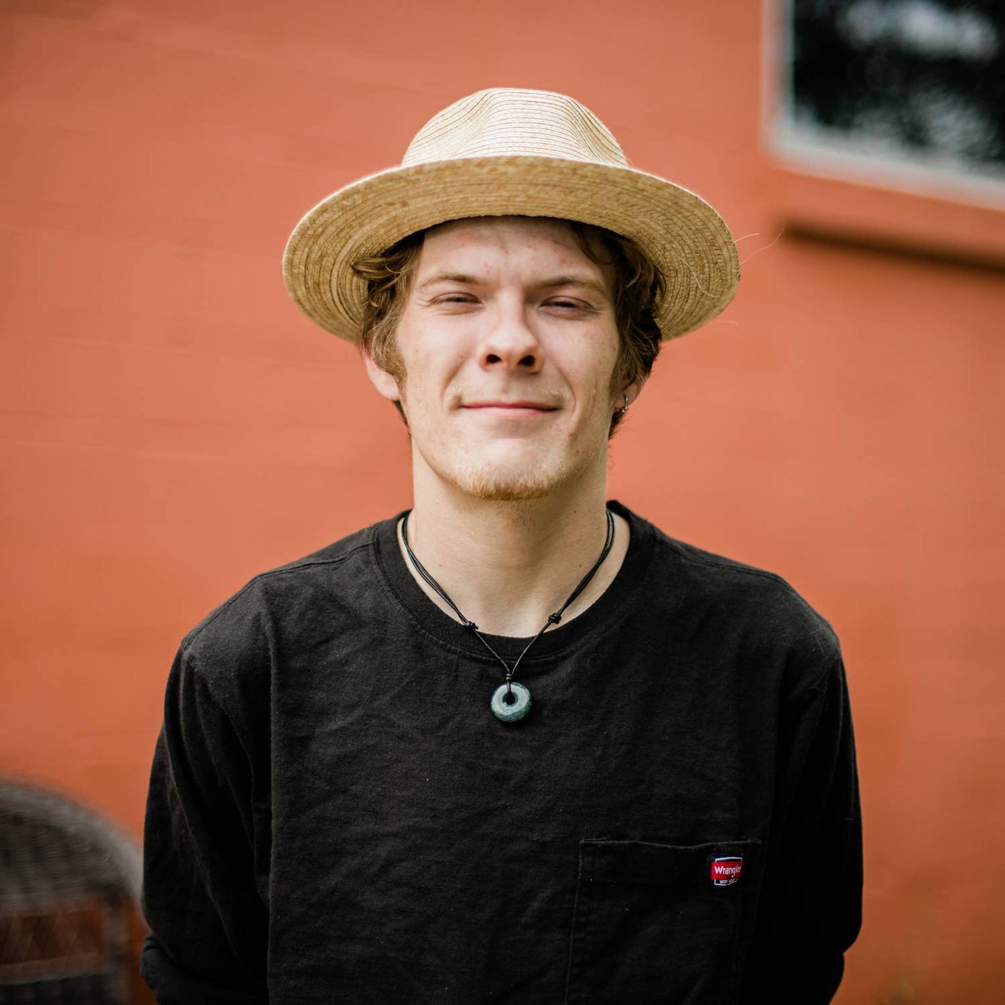 Leather Jade Necklace