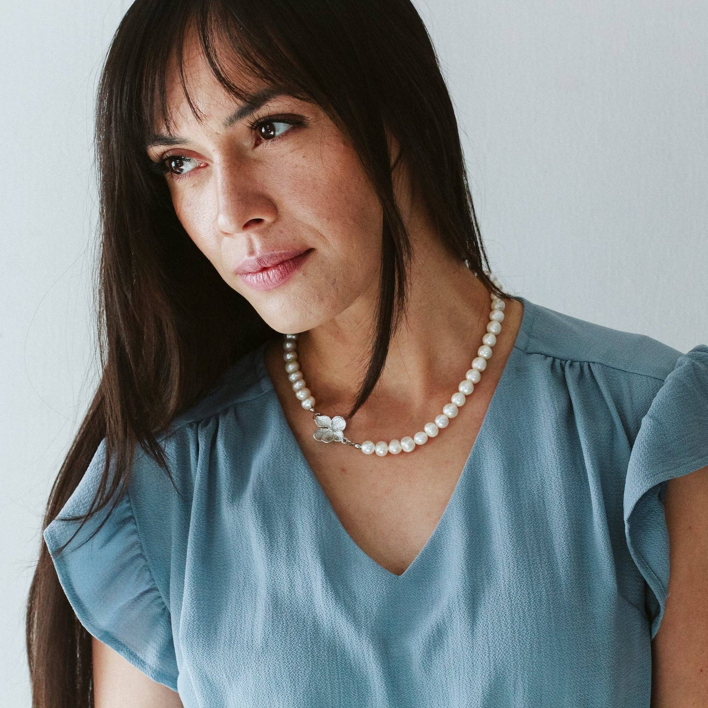Floral Pearl Necklace