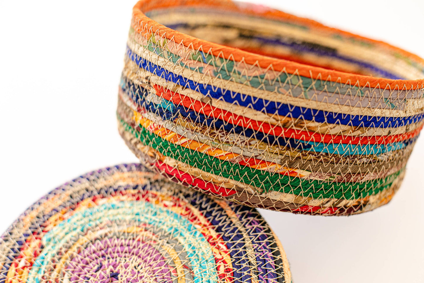 Swirling Saree Basket