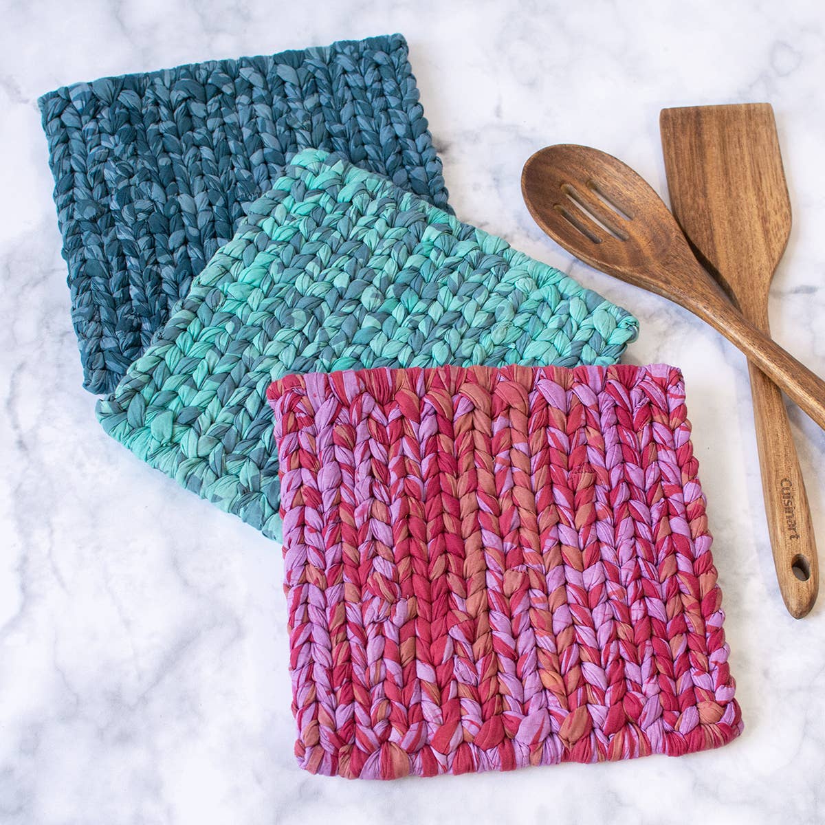 Woven Trivet - Ocean