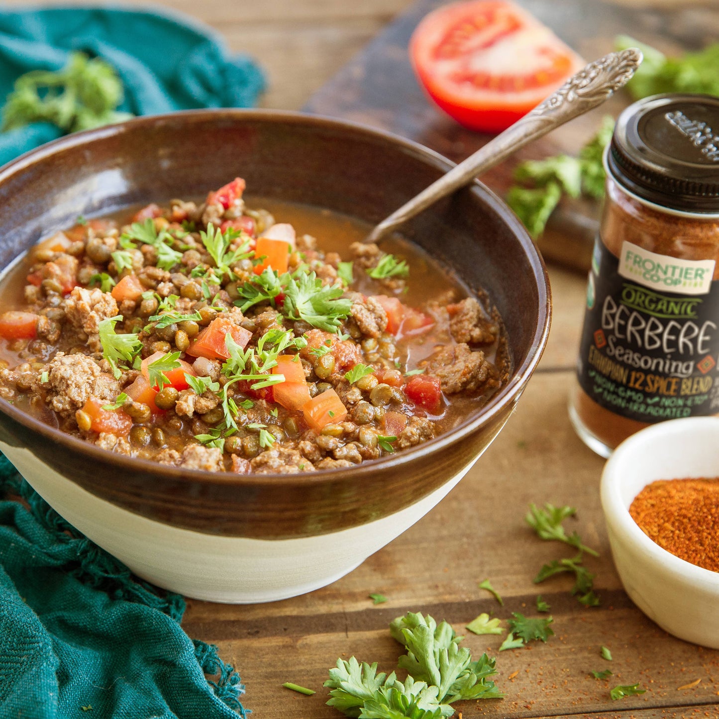 Berbere Seasoning, Certified Organic, 2.3 Oz