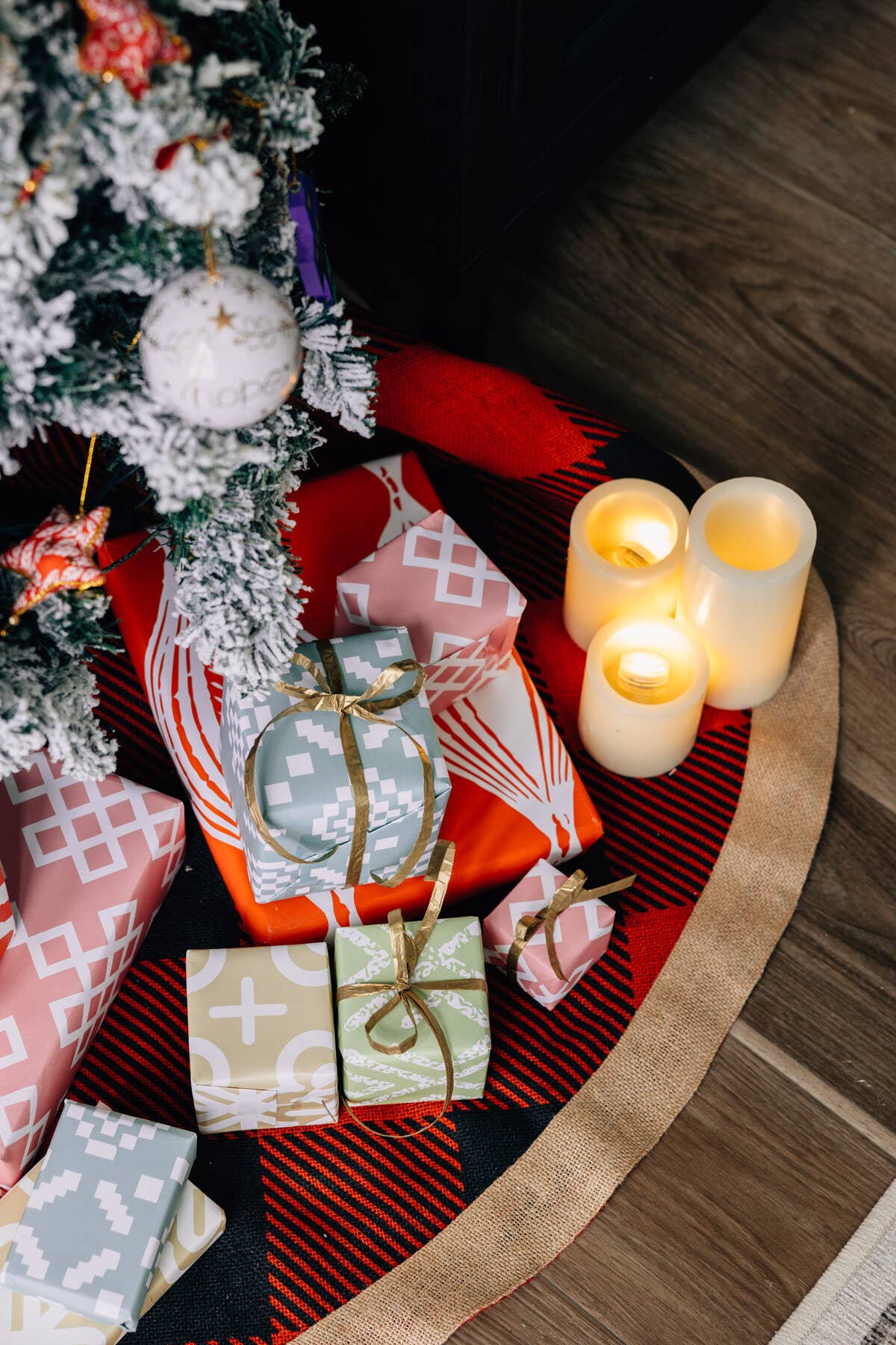 Buffalo Check Tree Skirt