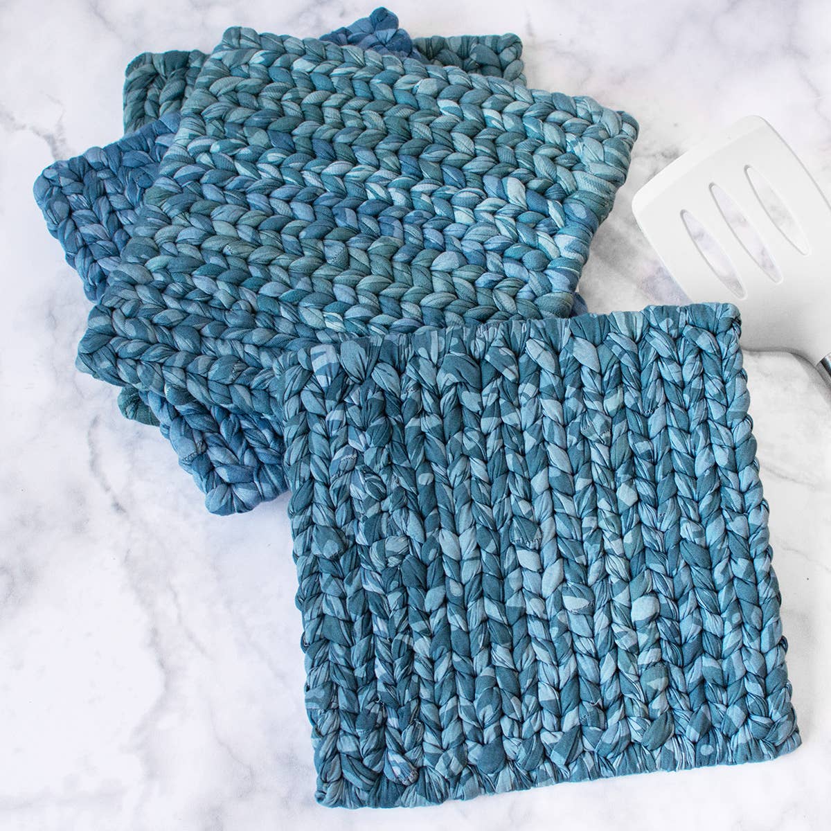 Woven Trivet - Ocean