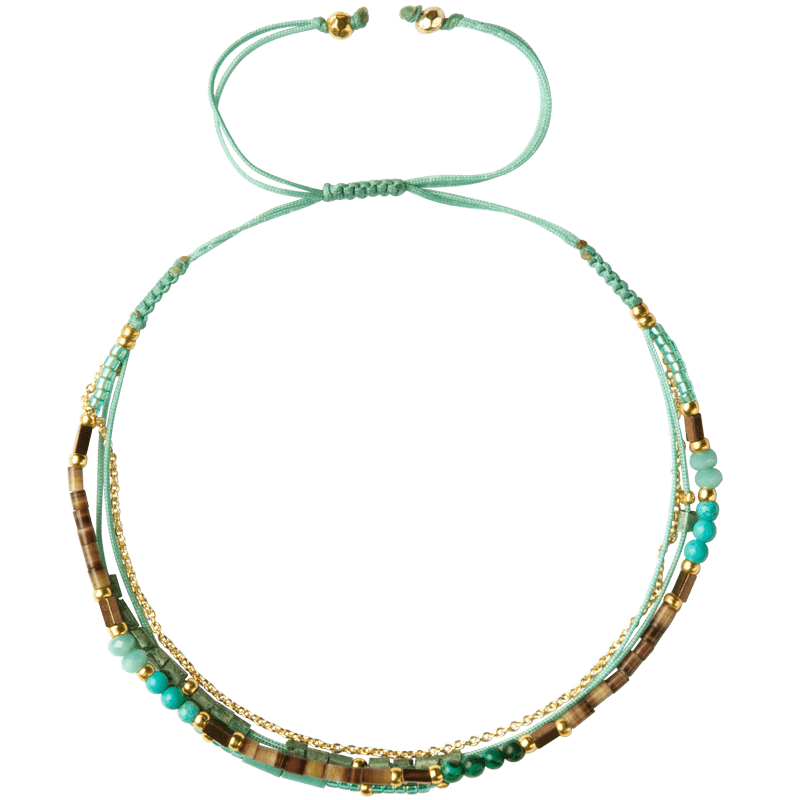 Tali Fair Trade Multistrand Beaded Sliding Knot Bracelet