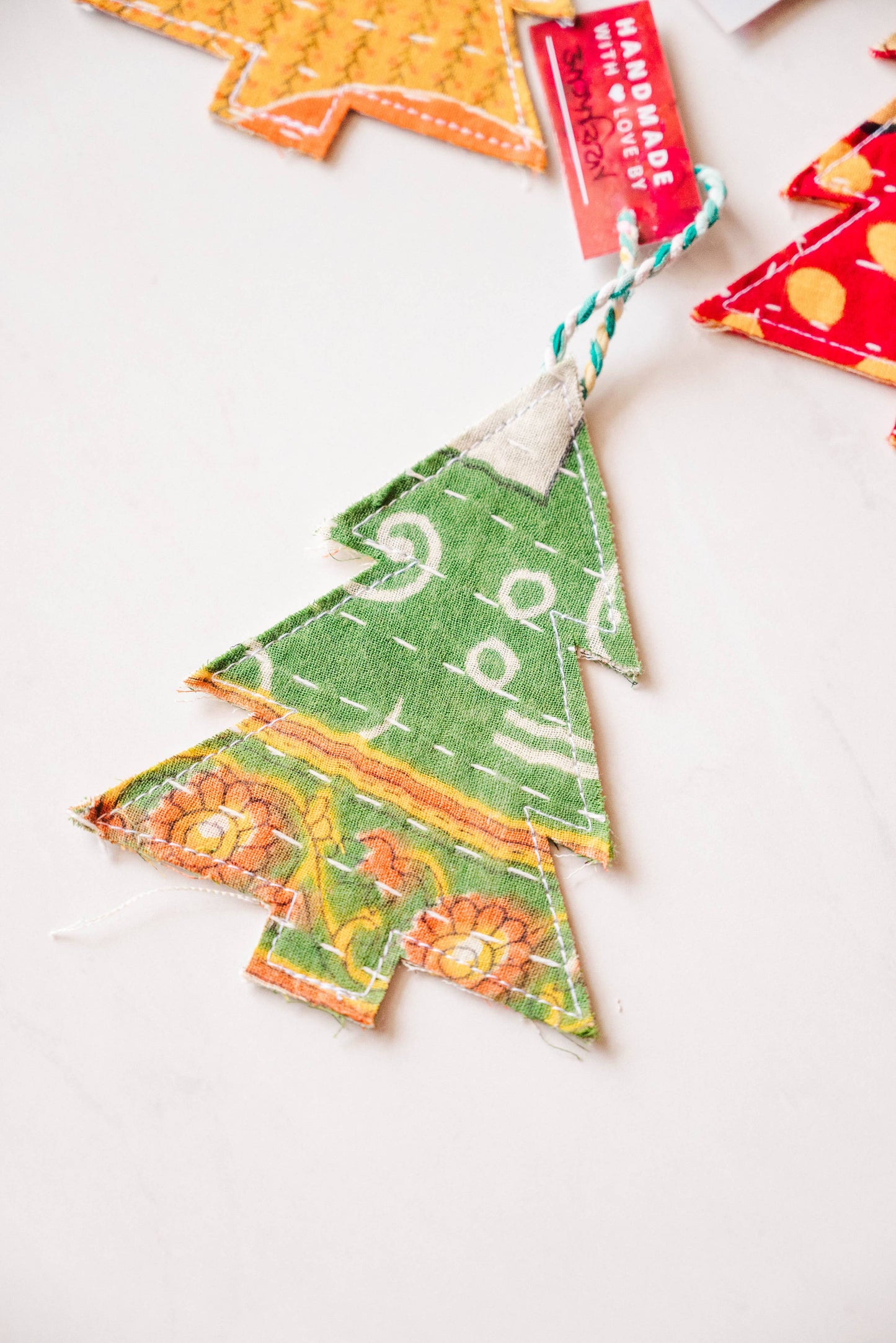Kantha Christmas Tree Ornament