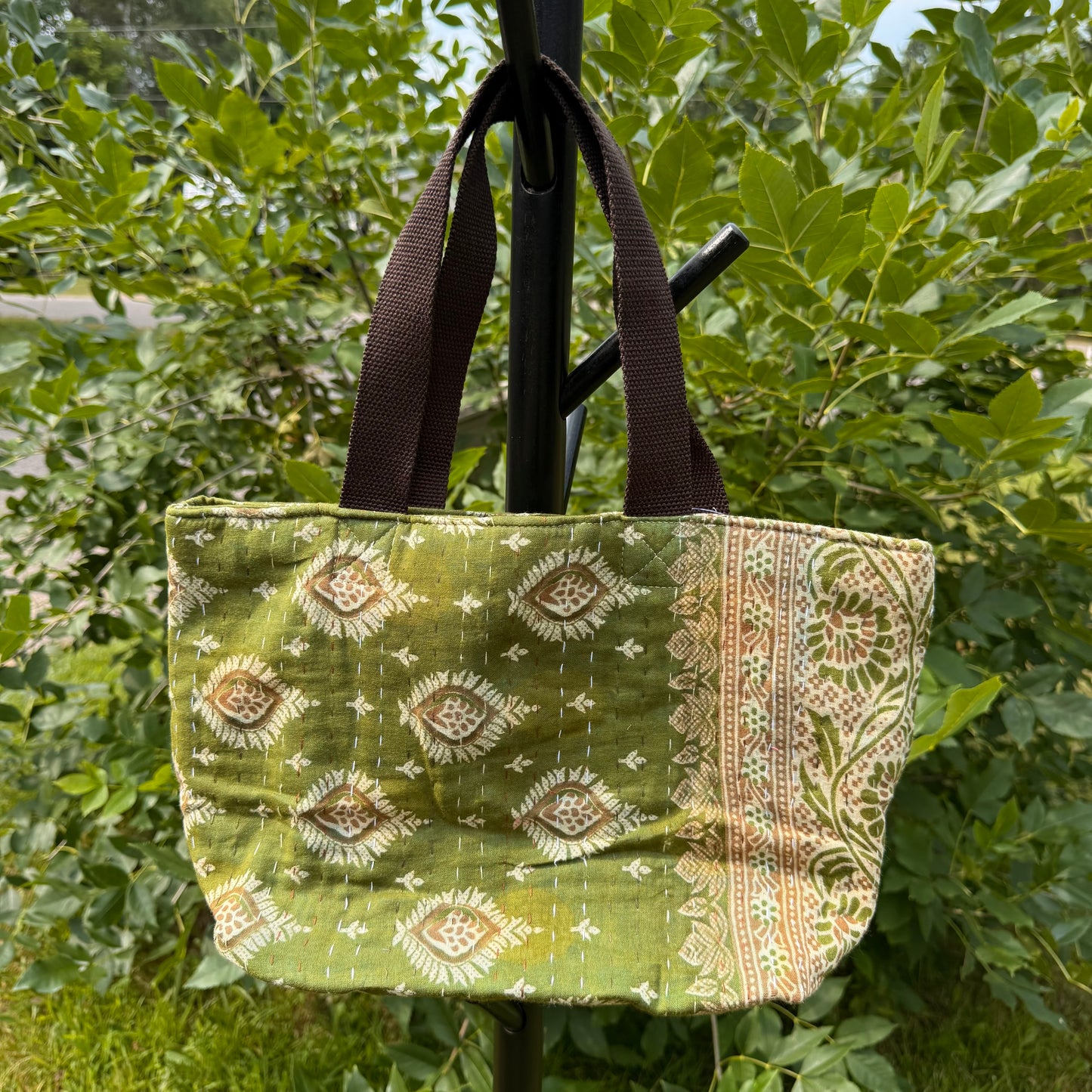 Kantha Book Bag