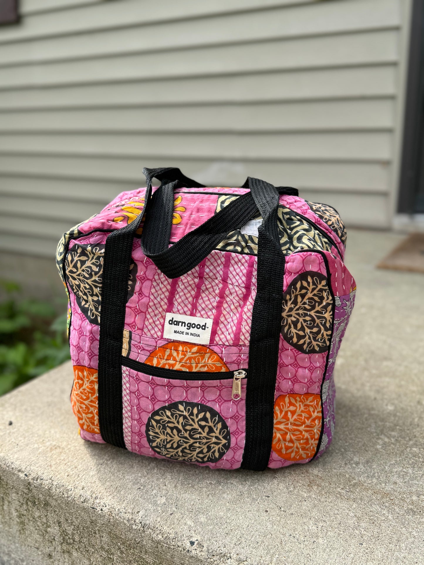 Wanderlust Kantha Bag