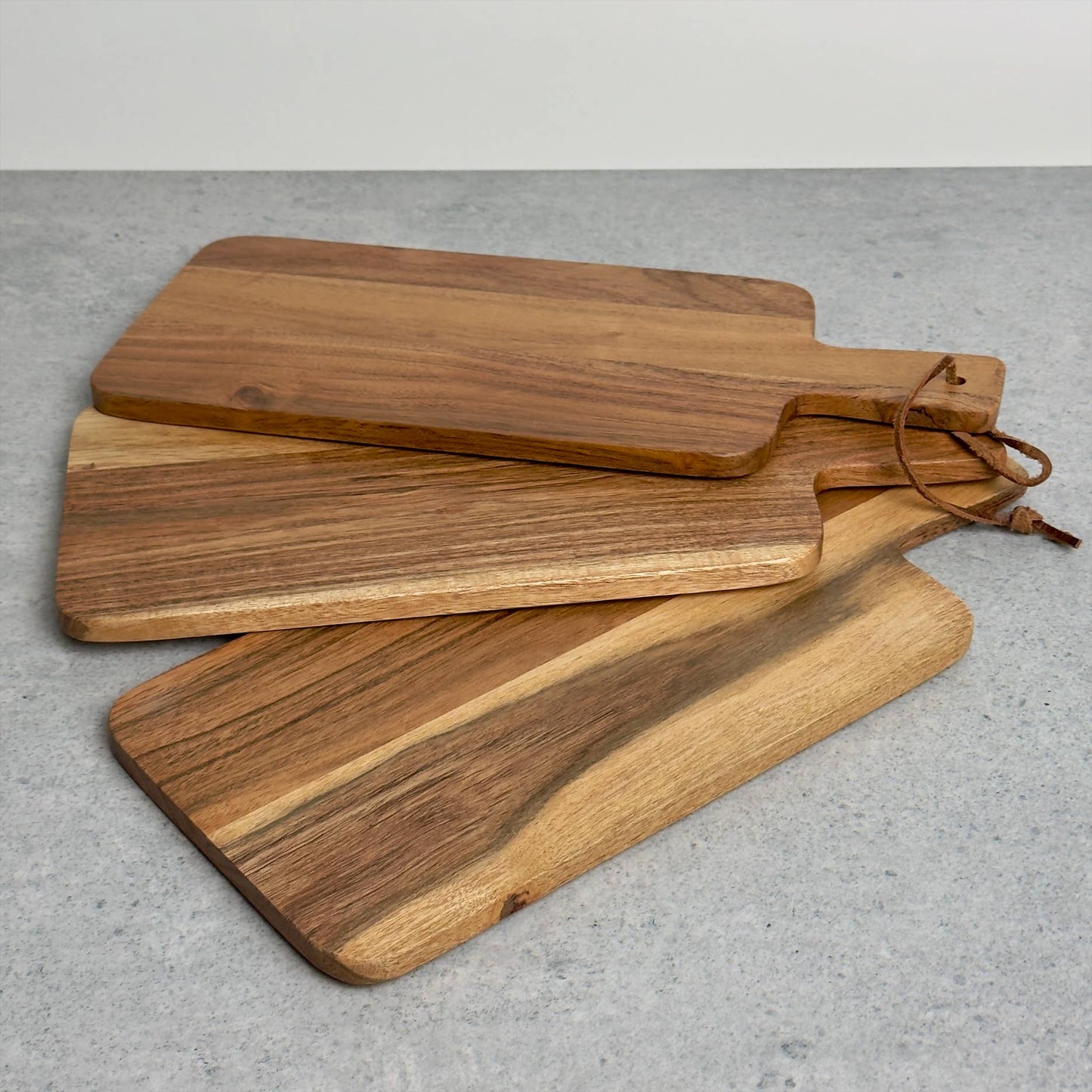 Acacia Wood Cheese Board - Set of 3