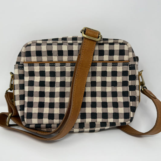 Camera Bag - Ink Gingham