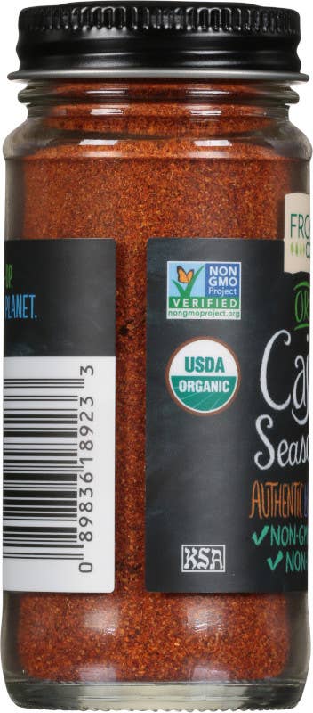 Cajun Seasoning, Organic, 2.08 Oz