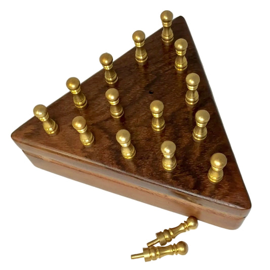 Triangle Peg Board Game