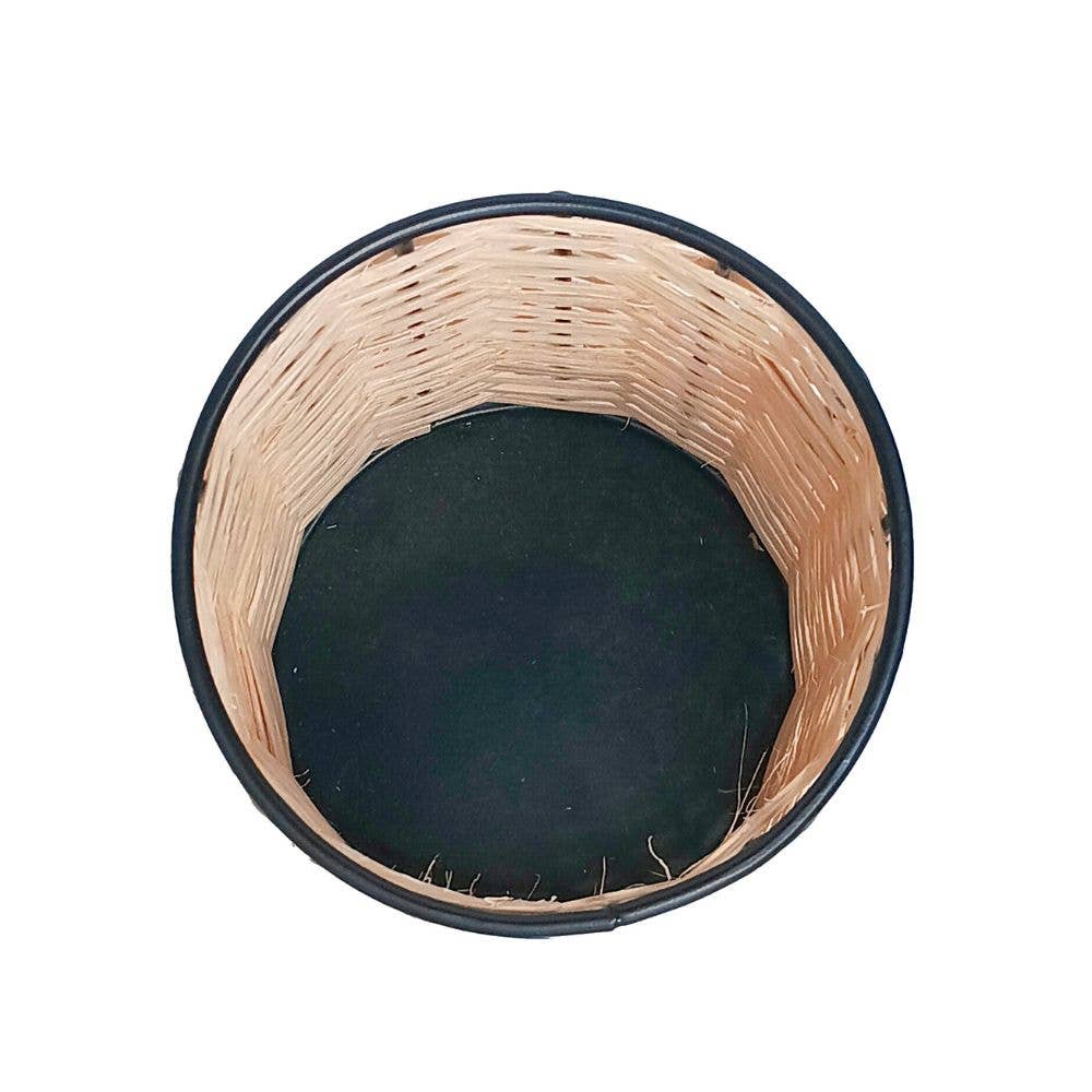 Iron and Cane Utensil Holder