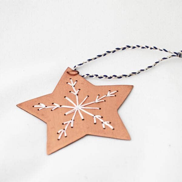 Copper Star Ornament
