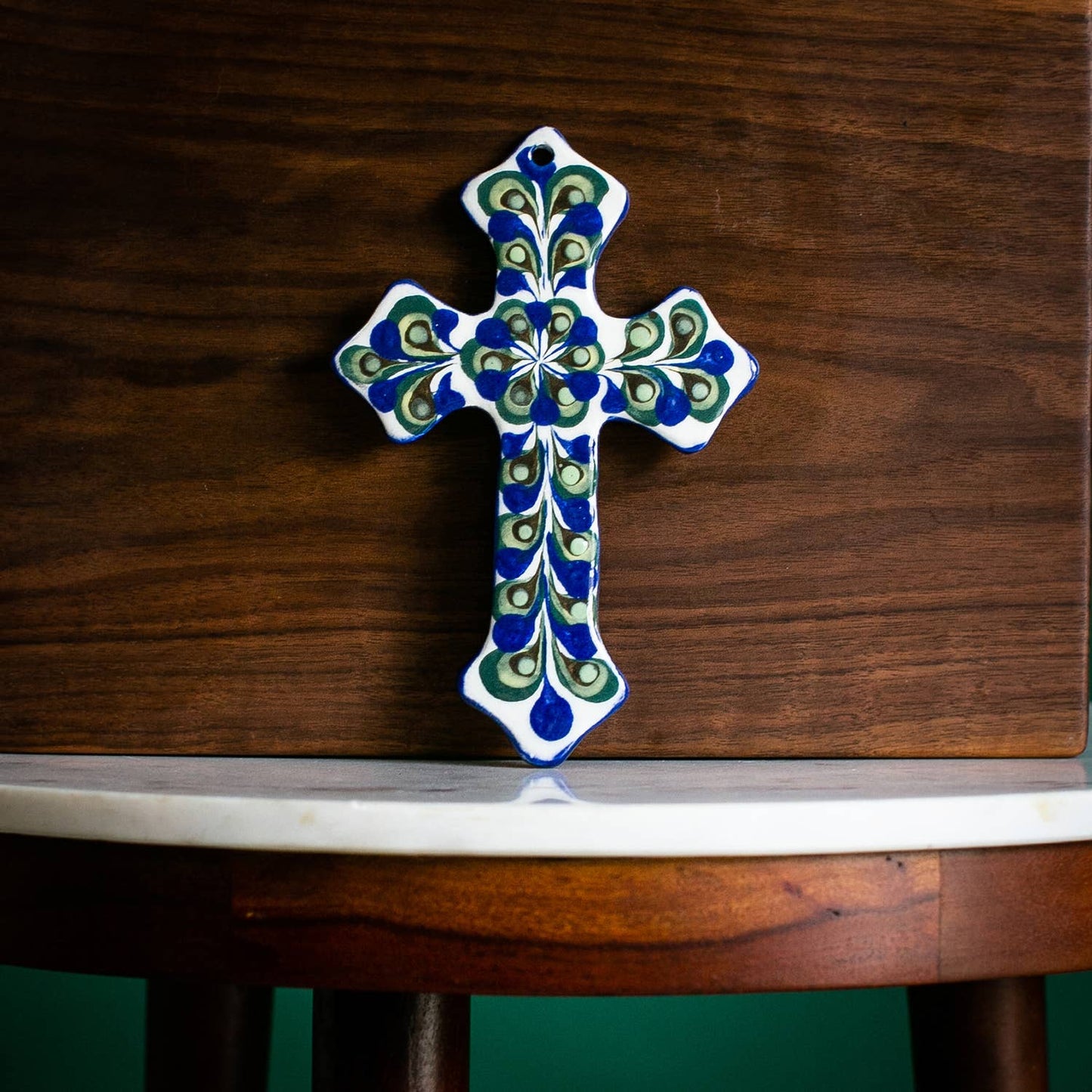 San Antonio Ceramic Cross