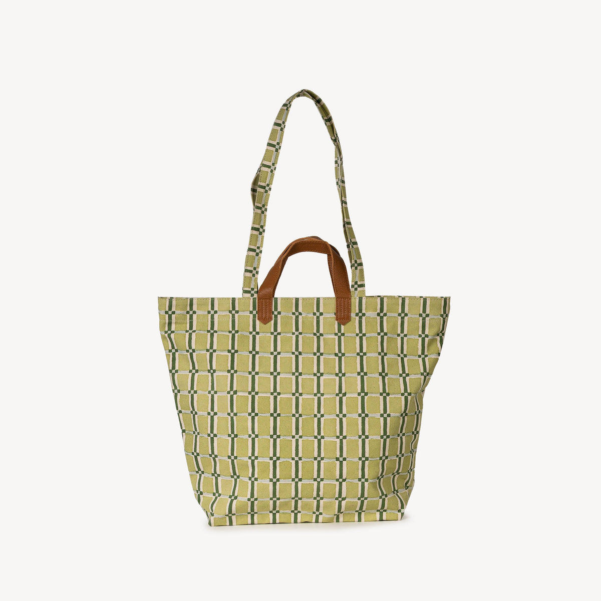 Carryall Tote - Moss Check