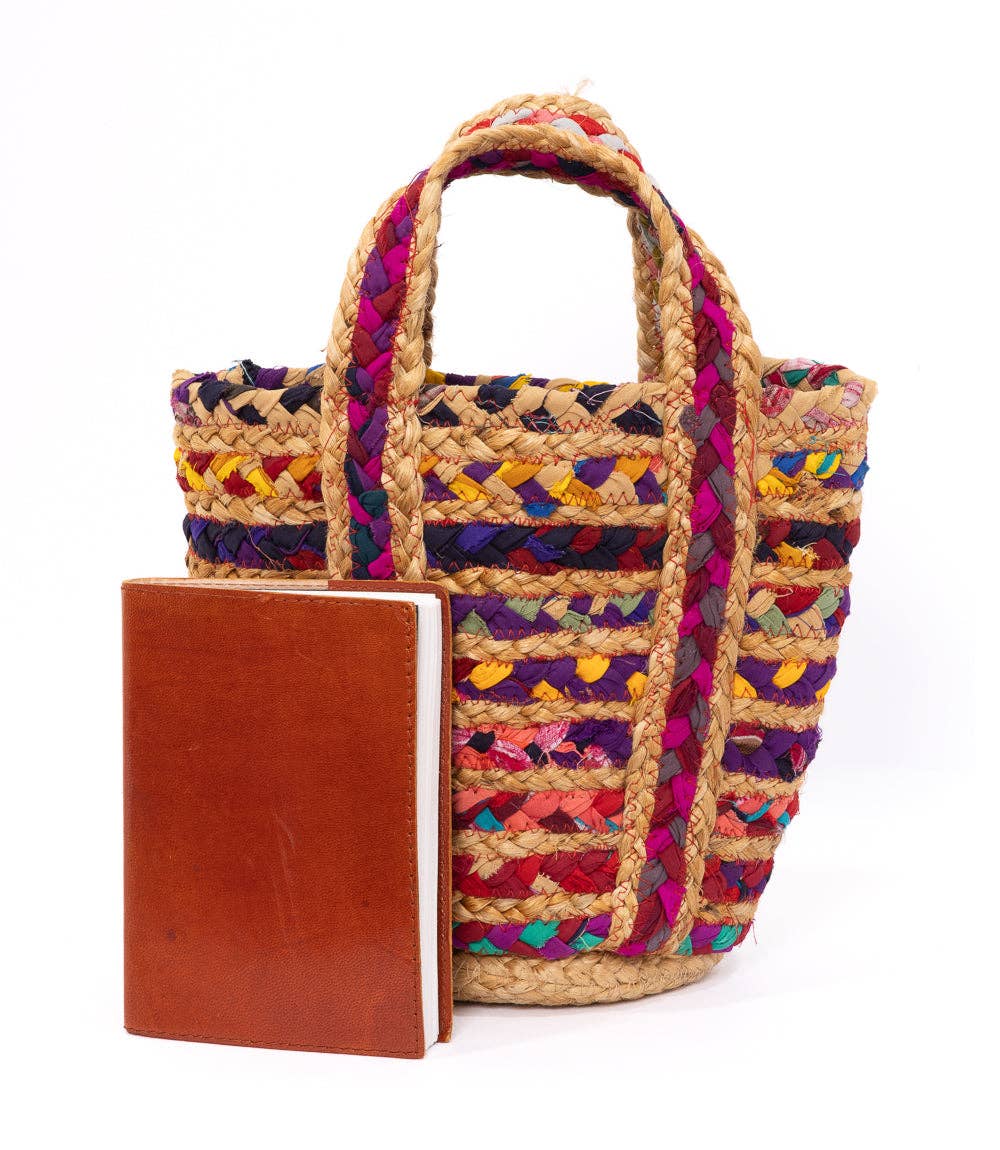 Mini Chindi Tote with Adjustable Strap