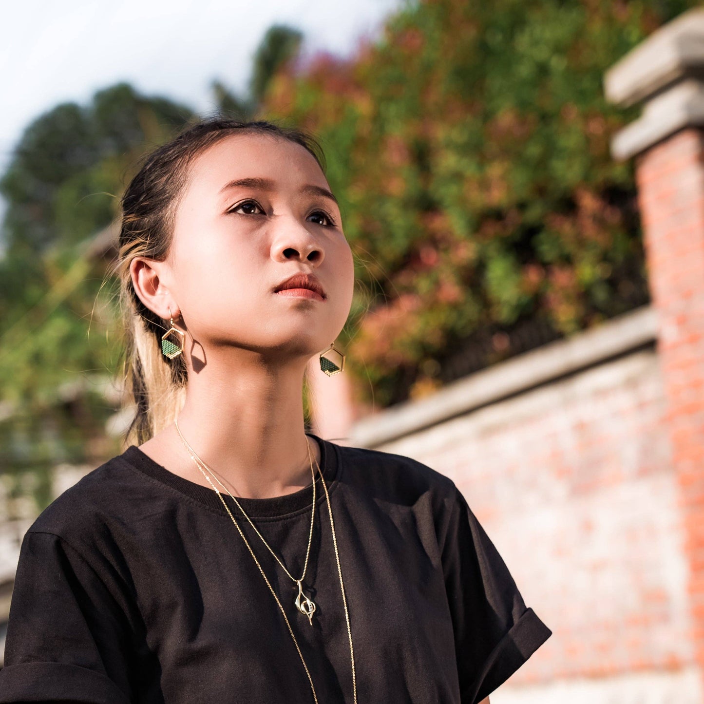 Strength in Hope Handwoven Earrings