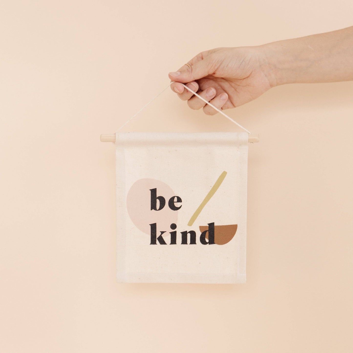 “Be Kind” Canvas Hang Sign