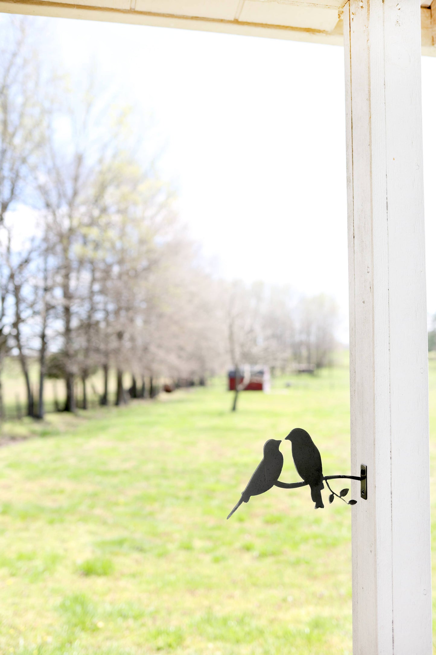 Metal Bird Statue - Love Birds Statue
