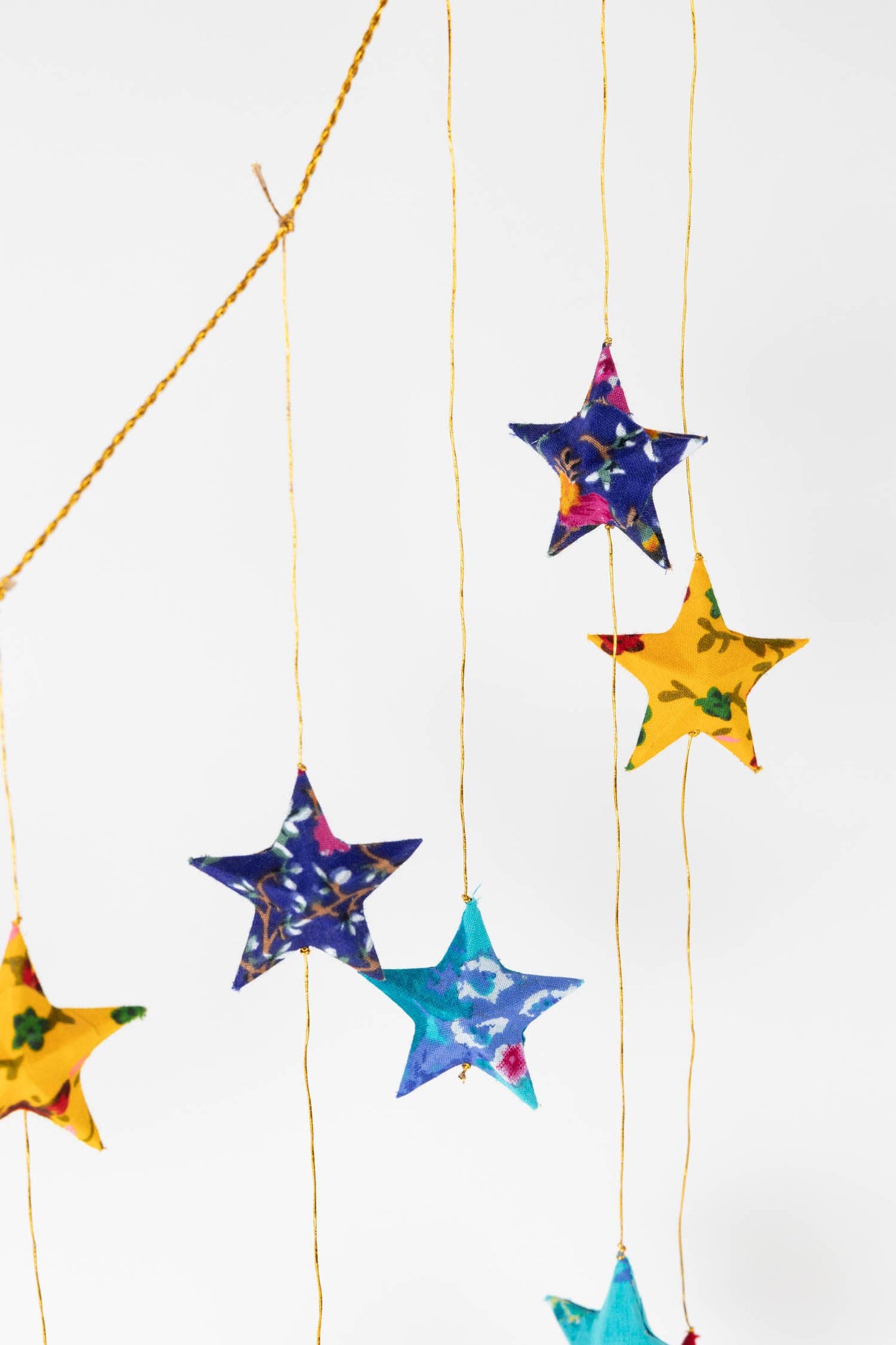Recycled Sari Star Valance