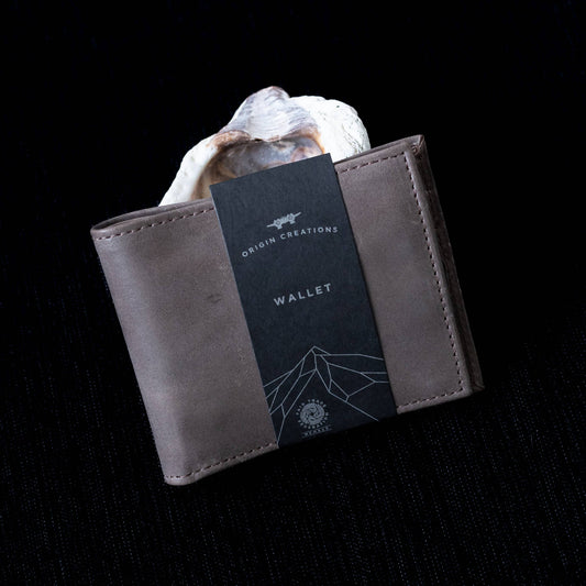 Bifold Leather Wallet - Italian Mocha