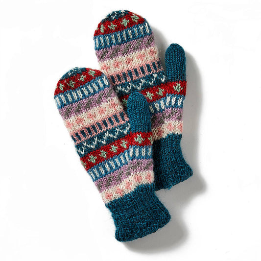 Nordic Knit Winter Mittens