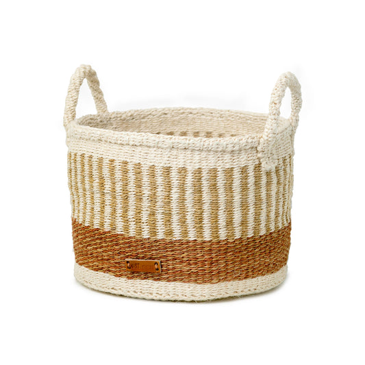 Sisal Round Basket with Handles