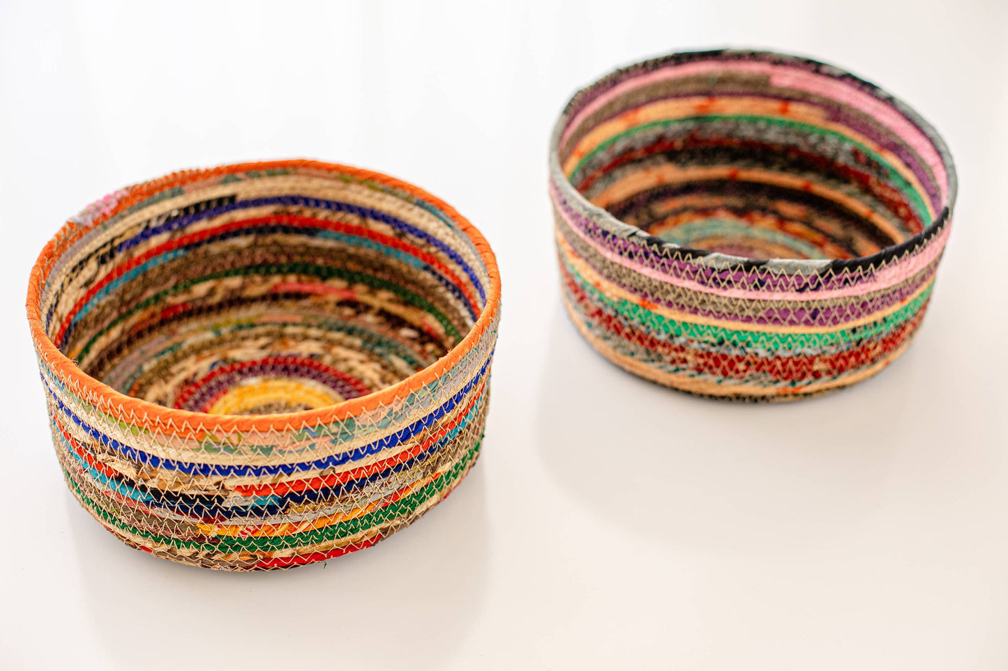 Swirling Saree Basket