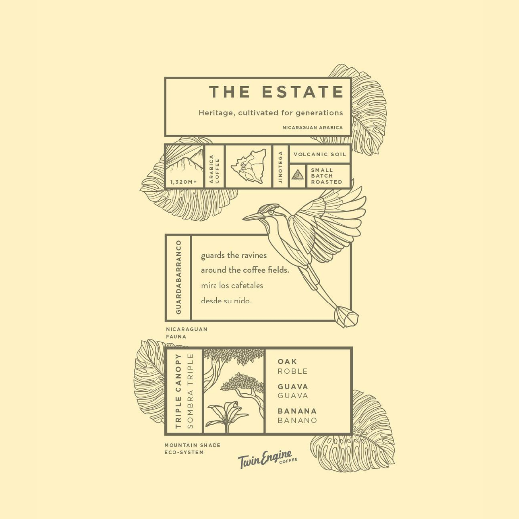The Estate 14.1 oz Medium Whole Bean
