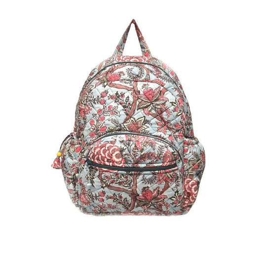 Botanical Blue Medium Backpack