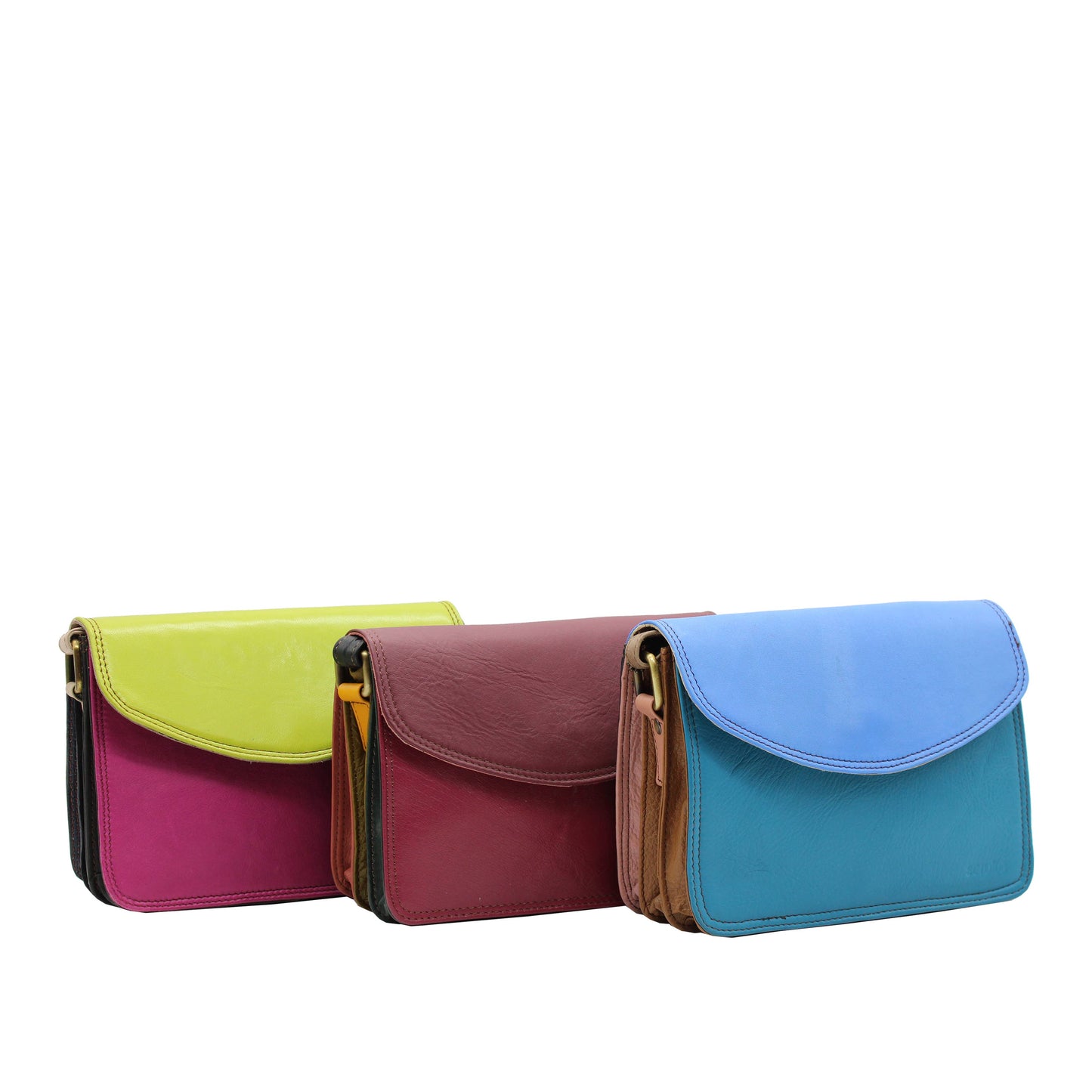 Beth Crossbody Bag Upcycled Leather