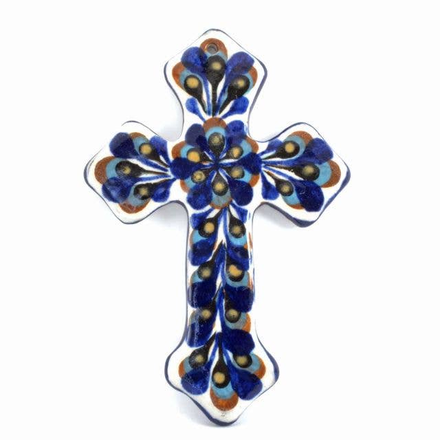 San Antonio Ceramic Cross