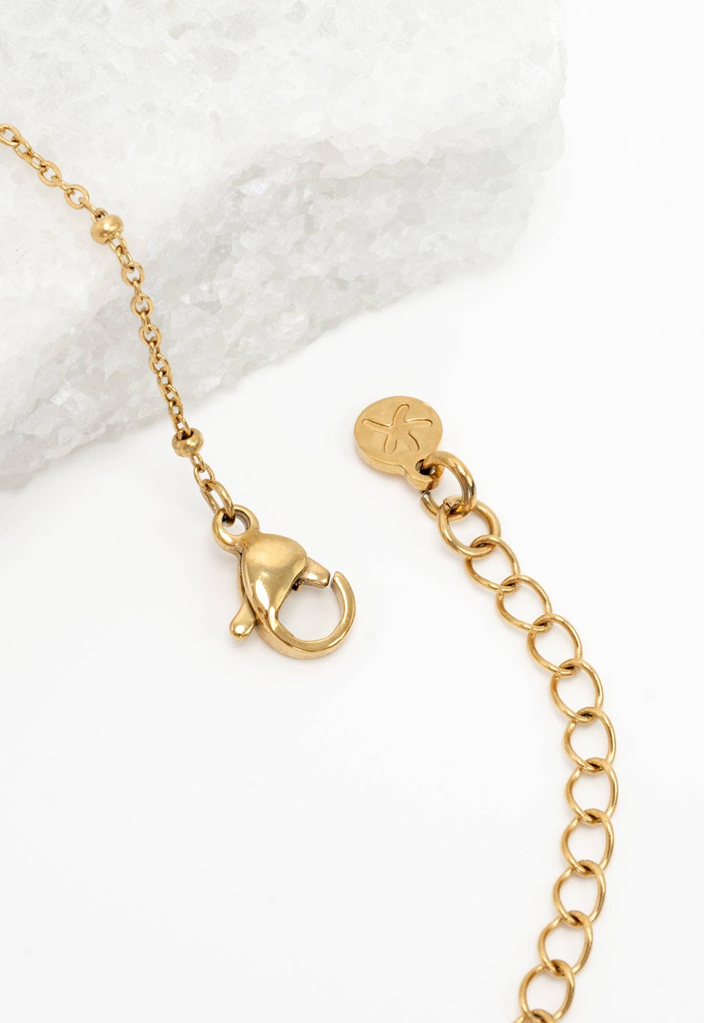 Act Justly Necklace in Gold