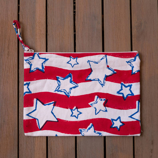 Stars & Stripes Canvas Pouch