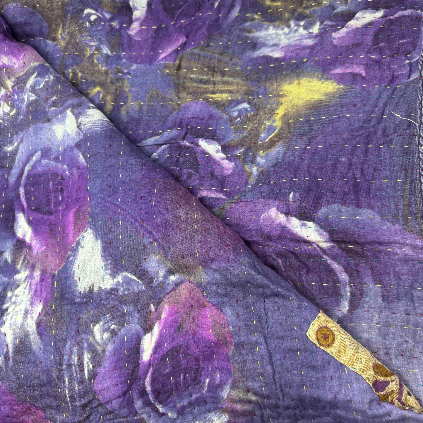 Personal Kantha Throw (approx 7ft x 3ft)