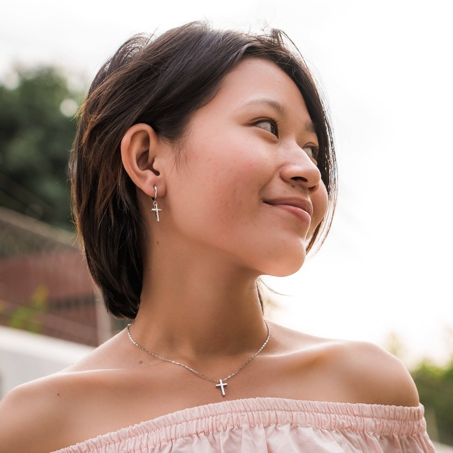 Courage Cross Necklace