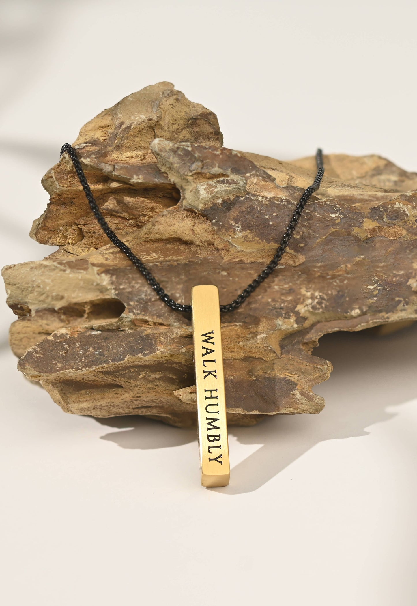 Justice Men's Gold Bar Necklace