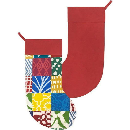Batik Patchwork Stocking
