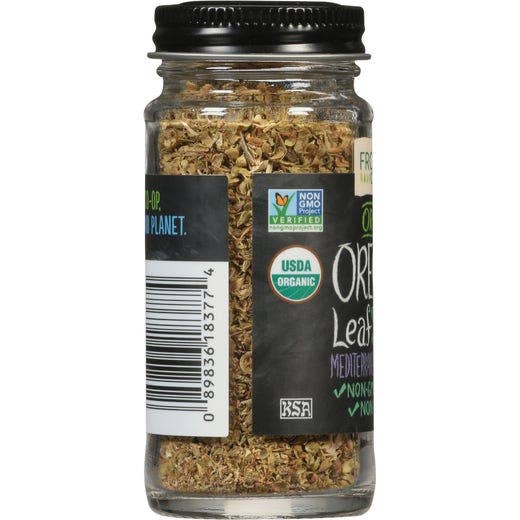 Oregano Leaf, Organic, .36 Oz